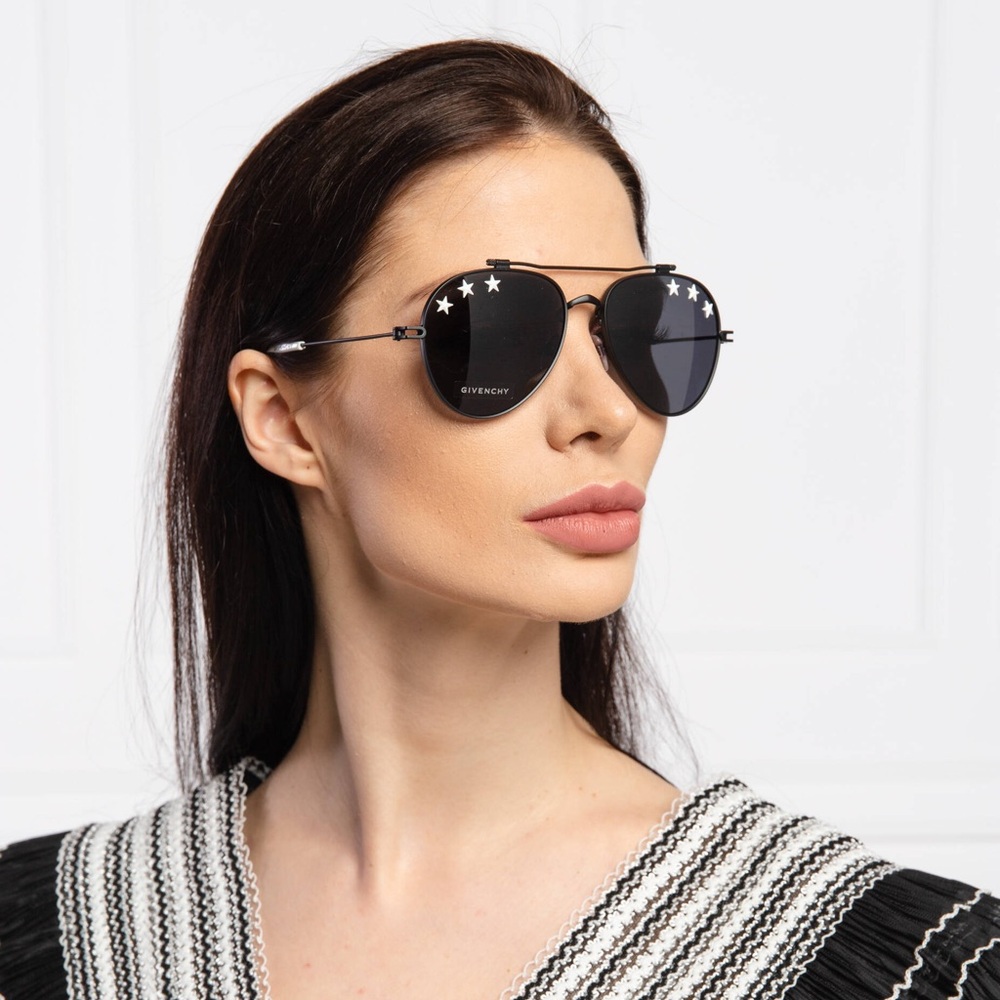 GIVENCHY BLACK GV 7057/STARS UNISEX SUNGLASSES